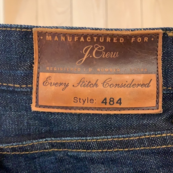 J. Crew Men's  Japanese Denim Style 484 Slim - Picture 3 of 5